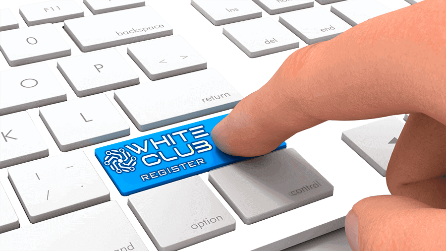 Registration keyboard background White Club transp